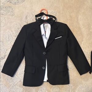 Kids Black Formal Suit Set
